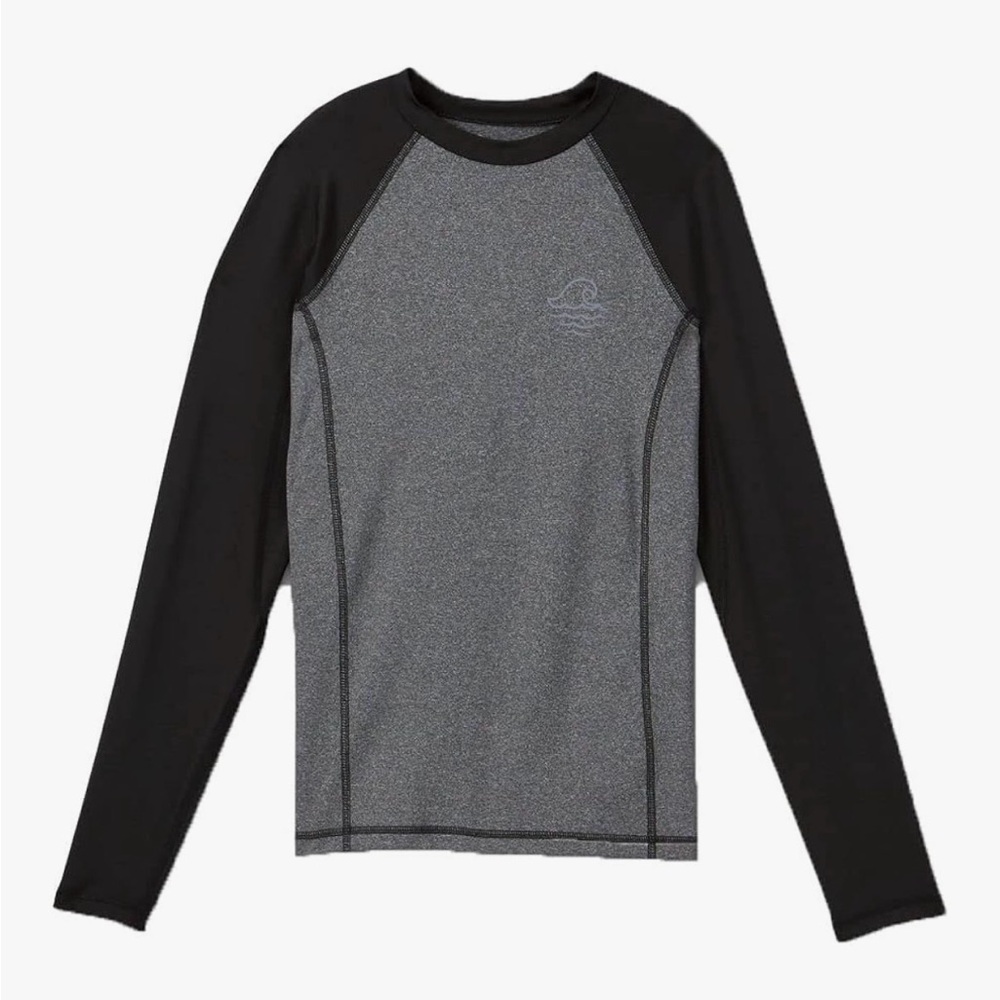 art class Gray & Black Performance RashGuard Top Size S (6/7)